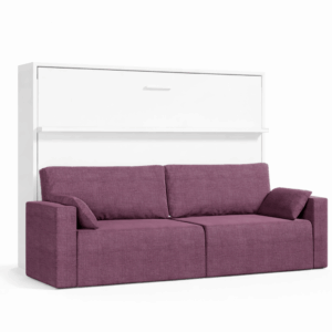 Tweepersoons Opklapbed 190x200cm - Couple - wit met bank - Koudschuim tot 120 KG - stofkleur Ketor 3