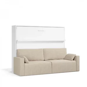 Tweepersoons Opklapbed 190x200cm - Couple - taupe met bank - Koudschuim tot 120 KG - stofkleur ketor 7