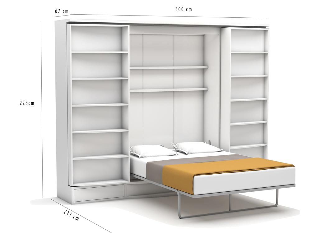 Tweepersoons opklapbed Suit 140x200 cm - Polyether - tot 80 KG